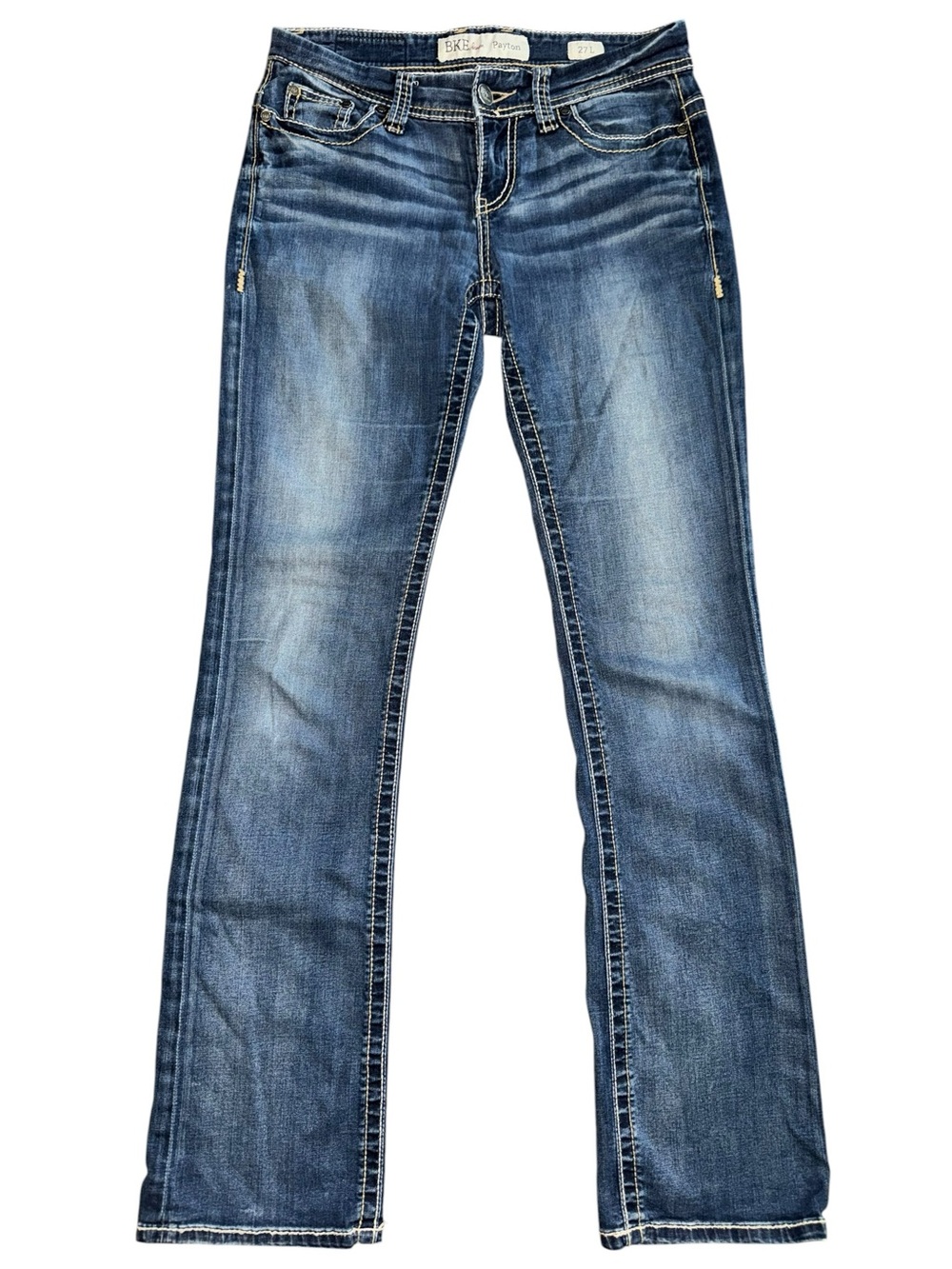 BKE Payton Bootcut Jeans Women’s 32x34 Medium Wash Stretch Long Inseam Denim